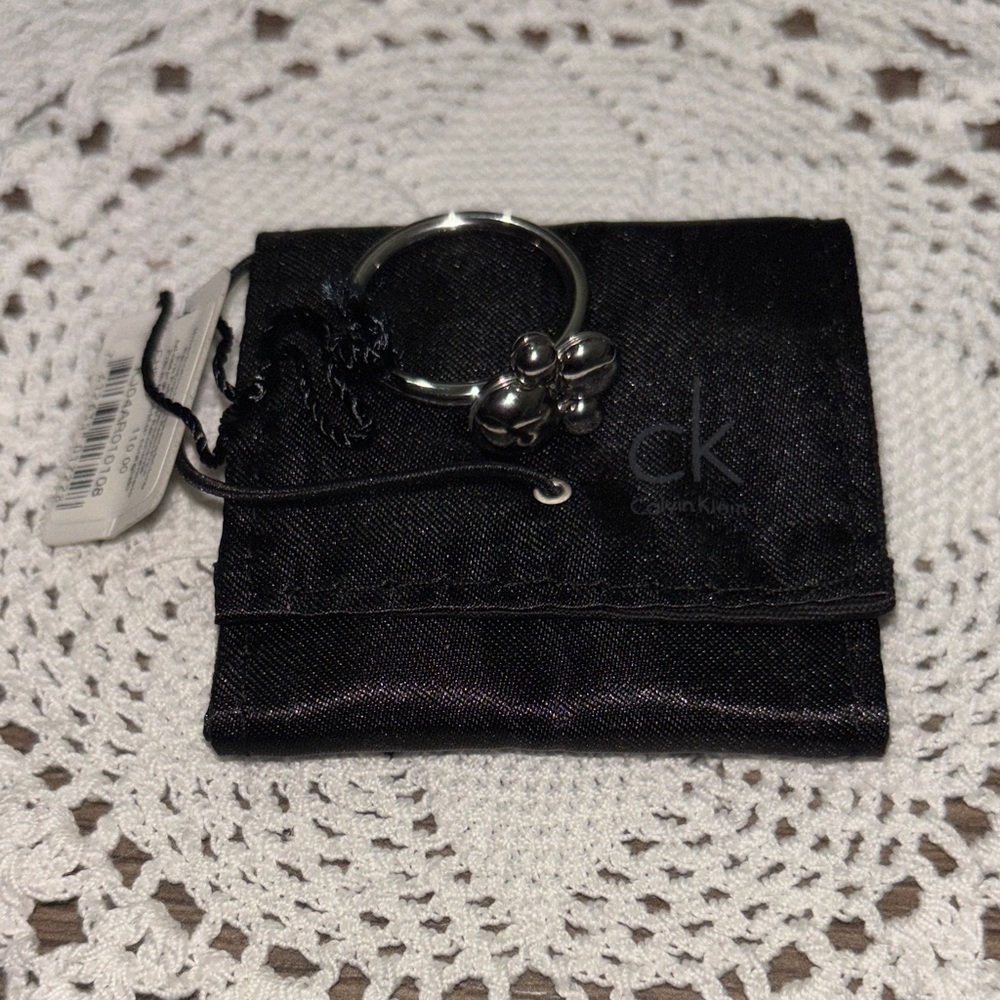 Calvin Klein Silver Fidget Ring